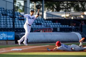 Roberto Chirinos (white)  Cole Moore (gray)